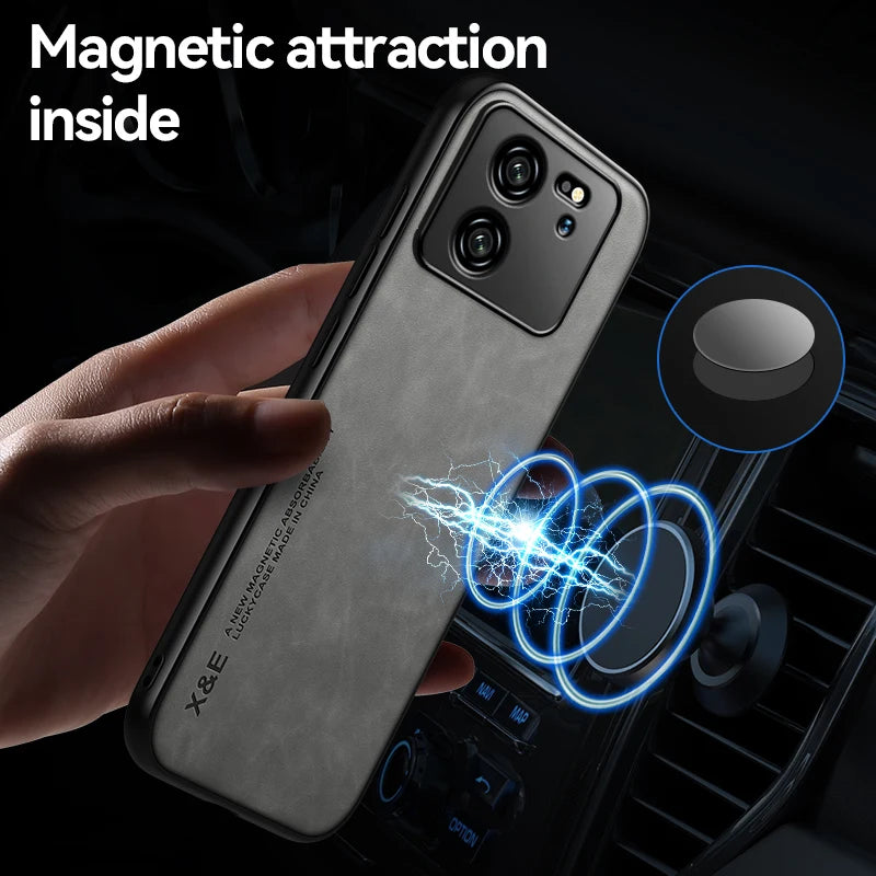 Protective Cover with Built-in Magnetic Car Holder